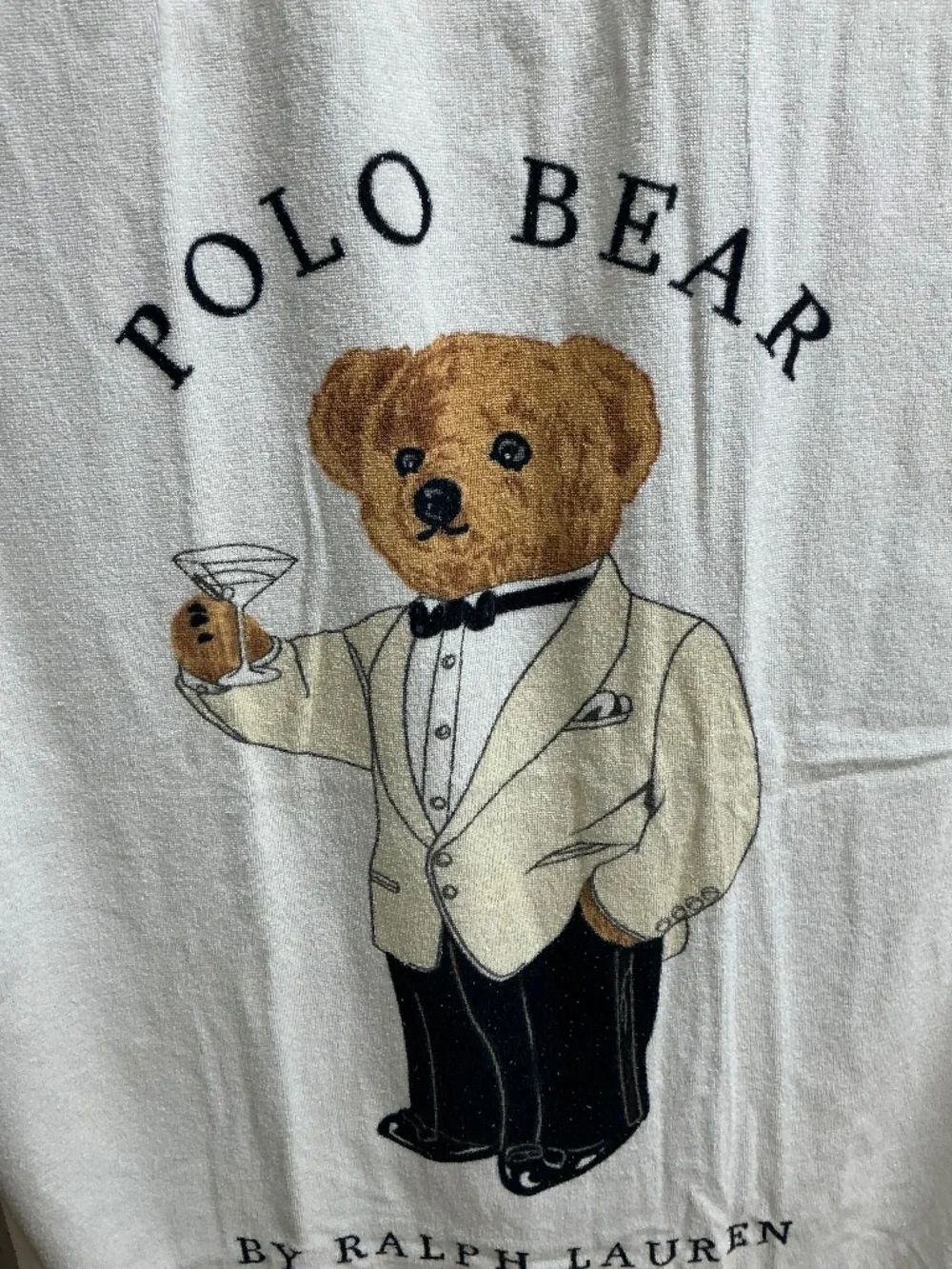 Ralph Lauren Polo Bear Martini Beach Towel